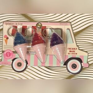 3pcs Vanilla Flavored Lip Balm Keychain